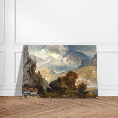 The White Mountains - Thomas Moran Acrylic Print - 70x100 cm / 28x40″ inches