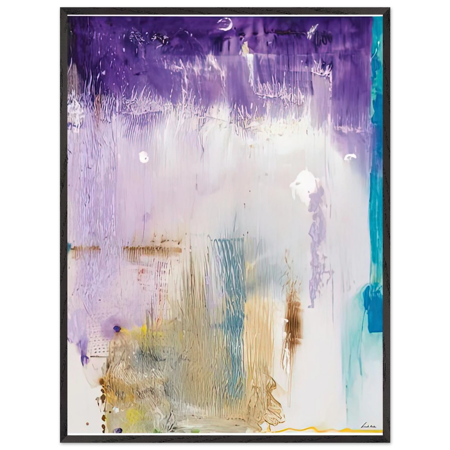 Helen Frankenthaler - Magnet, 1992- Wall Art - 28x40 inches / 70x70 cm - Canvas (Imperial)-canvas - -