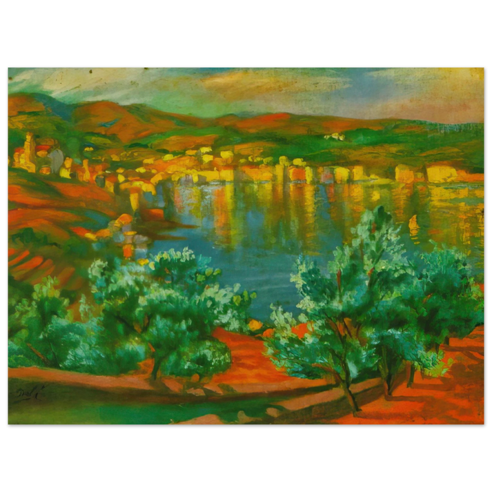 Salvador Dali - FESTIVAL OF ST LUCIA AT VILLAMALLA  75x100 cm / 30x40inches Fine Art Poster