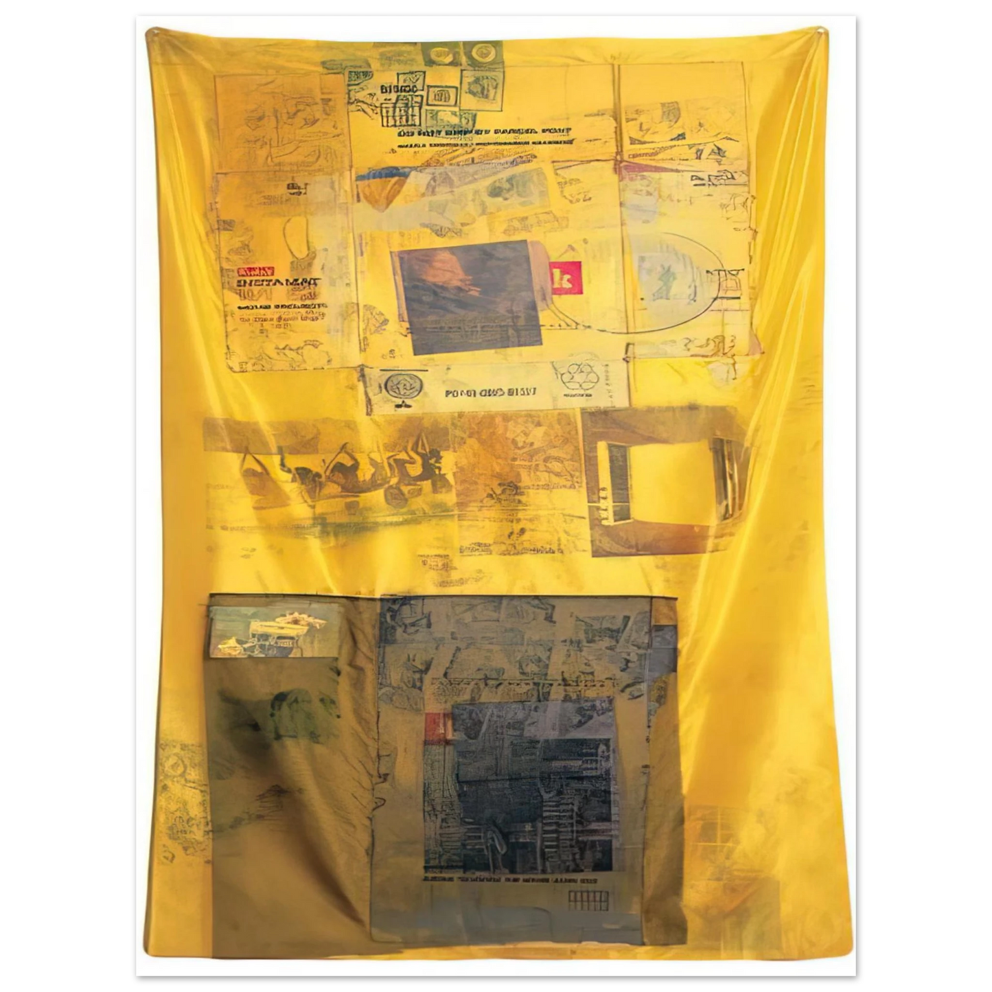 Robert Rauschenberg - SULPHUR BANK HOARFROST 1974  75x100 cm / 30x40inches Fine Art Poster