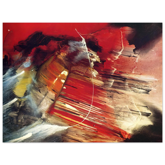 Paul Jenkins - Dakota Ridge - 1958  75x100 cm / 30x40inches Fine Art Poster