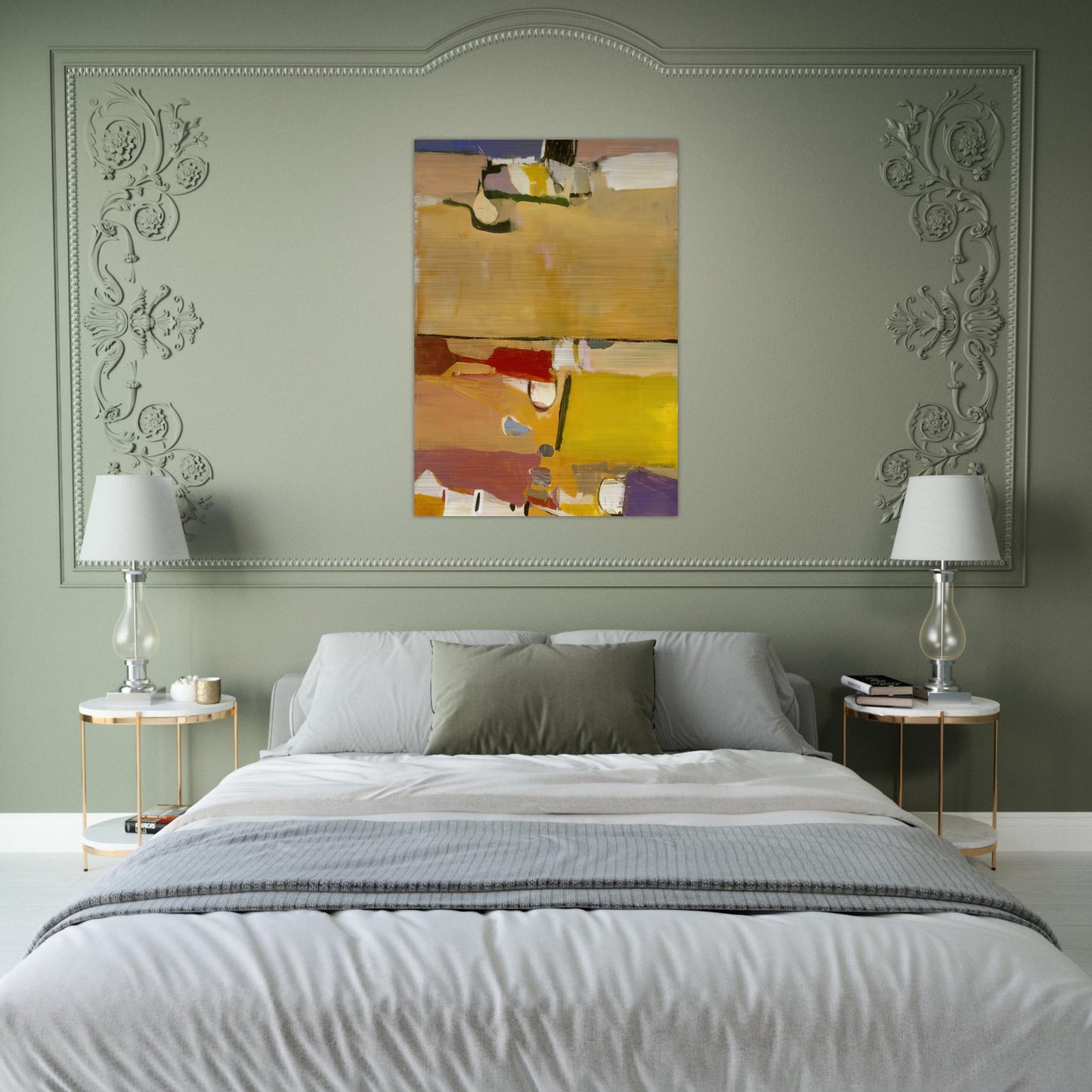 A Day at the Races - Richard Diebenkorn Brushed Aluminum Print - 70x100 cm / 28x40 inches | Richard Diebenkorn Aluminum Print | Richard Diebenkorn Prints