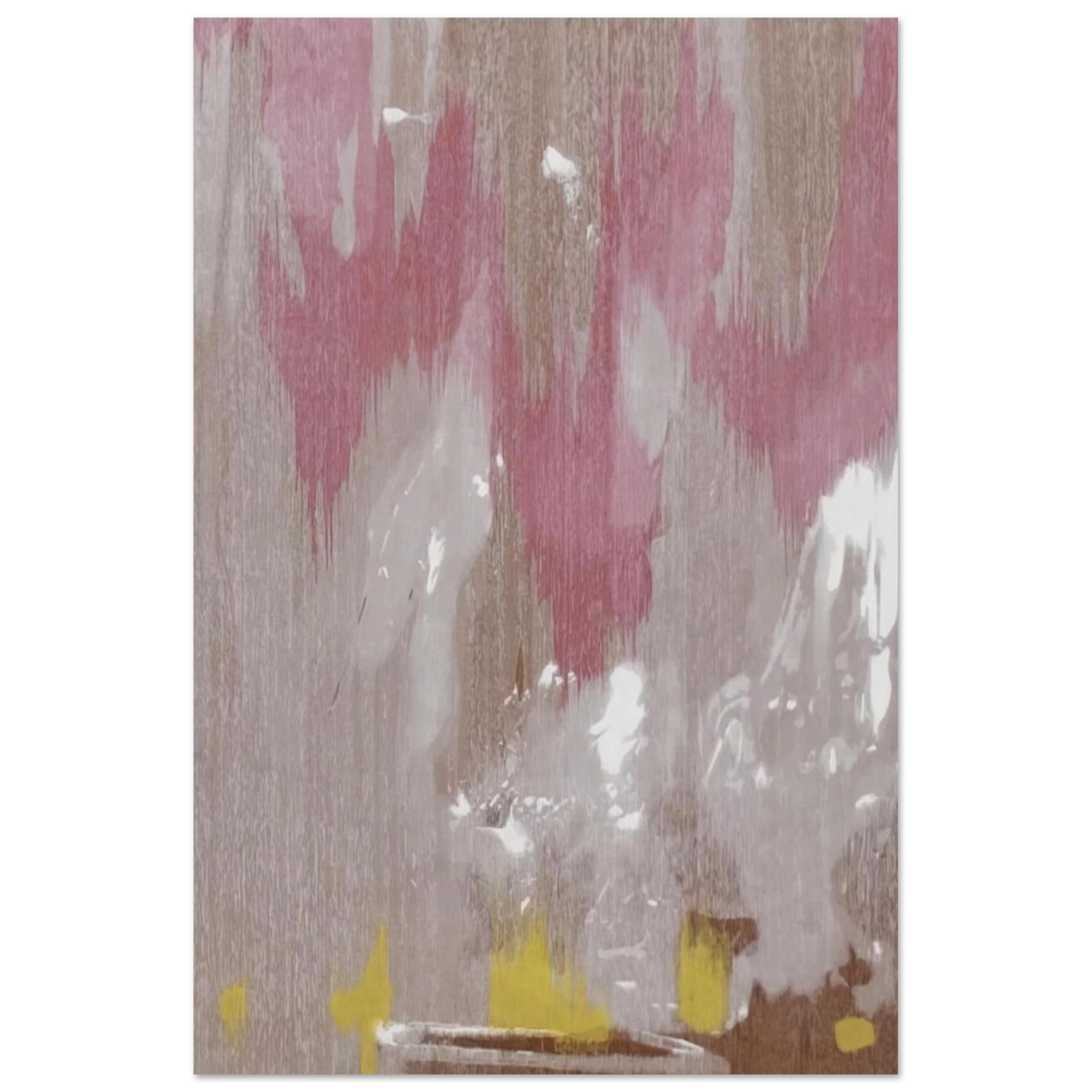 Helen Frankenthaler - Tales of Genji IV - 1998 Wall art - 60x80 cm / 24x32 inches - Premium Wooden Framed Poster With Fine Art Paper-canvas - Wood frame