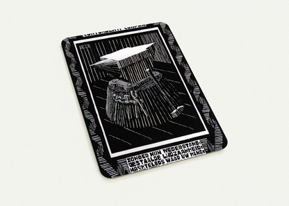EMBLEMATA ANVIL By MC Escher Pack of 10 Post Cards | MC Escher Post Cards | A6 (10.5 x 14.8 cm) - 4.1 x 5.8 inches