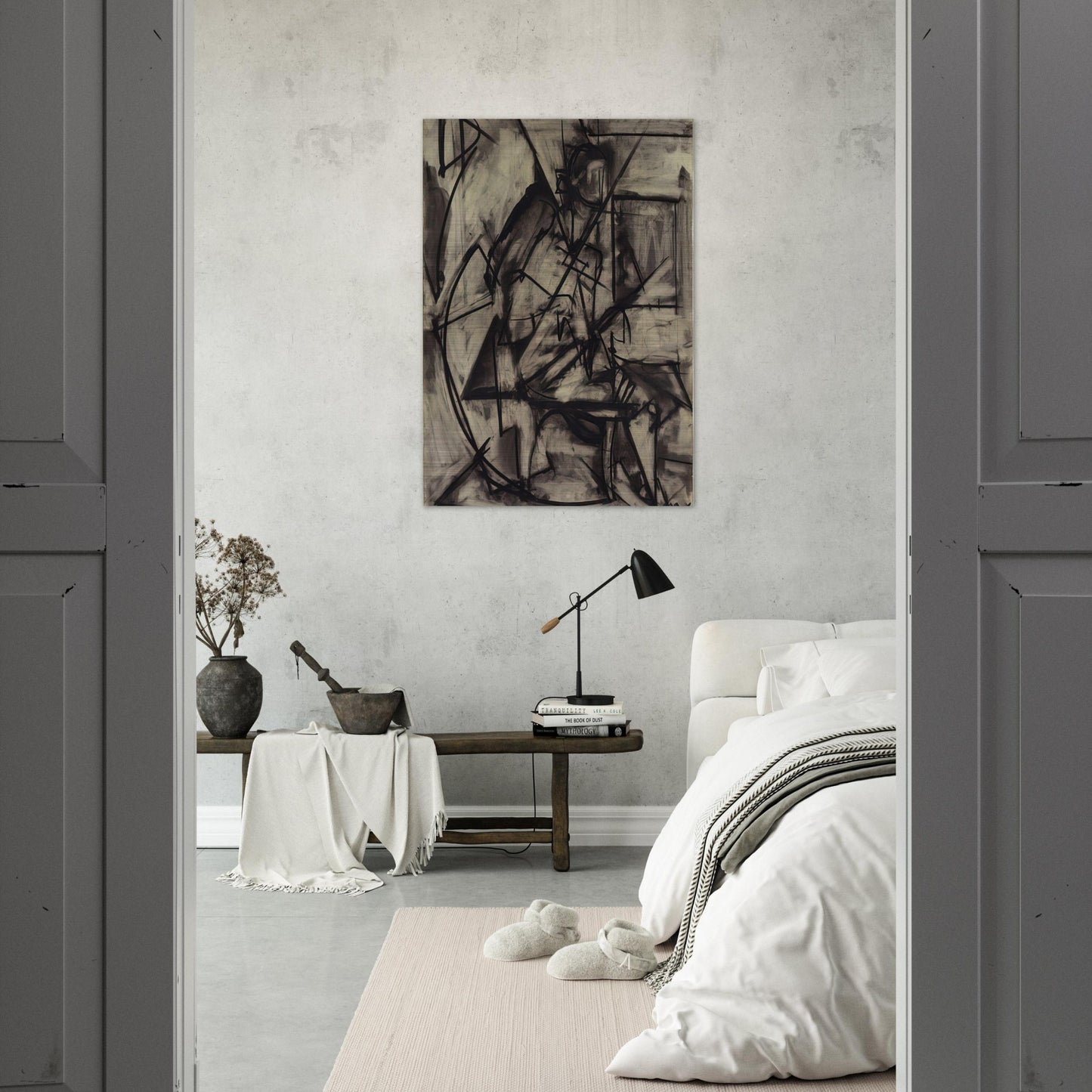Seated Nude - Lee Krasner Brushed Aluminum Print - 70x100 cm / 28x40 inches | Lee Krasner Aluminum Print | Lee Krasner Prints