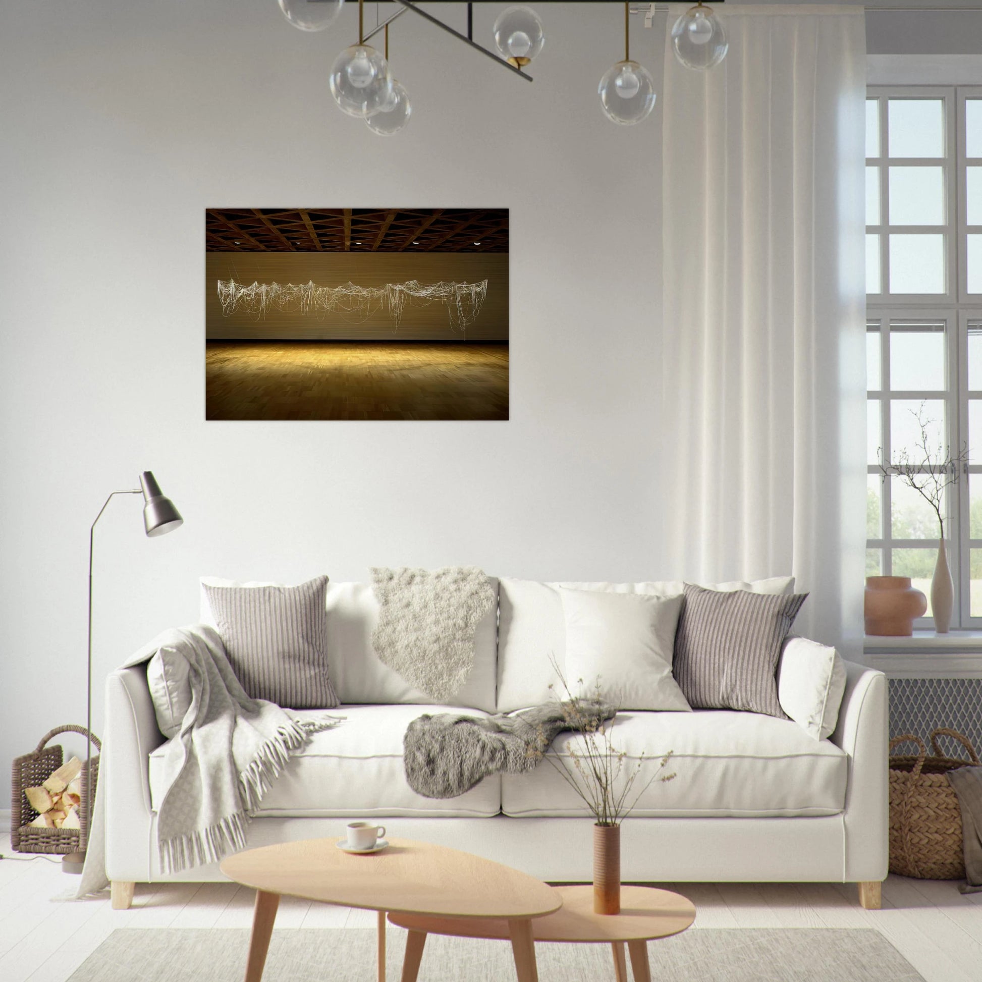 RIGHT AFTER 1969 - Eva Hesse Brushed Aluminum Print - 70x100 cm / 28x40 inches | Eva Hesse Aluminum Print | Eva Hesse Prints