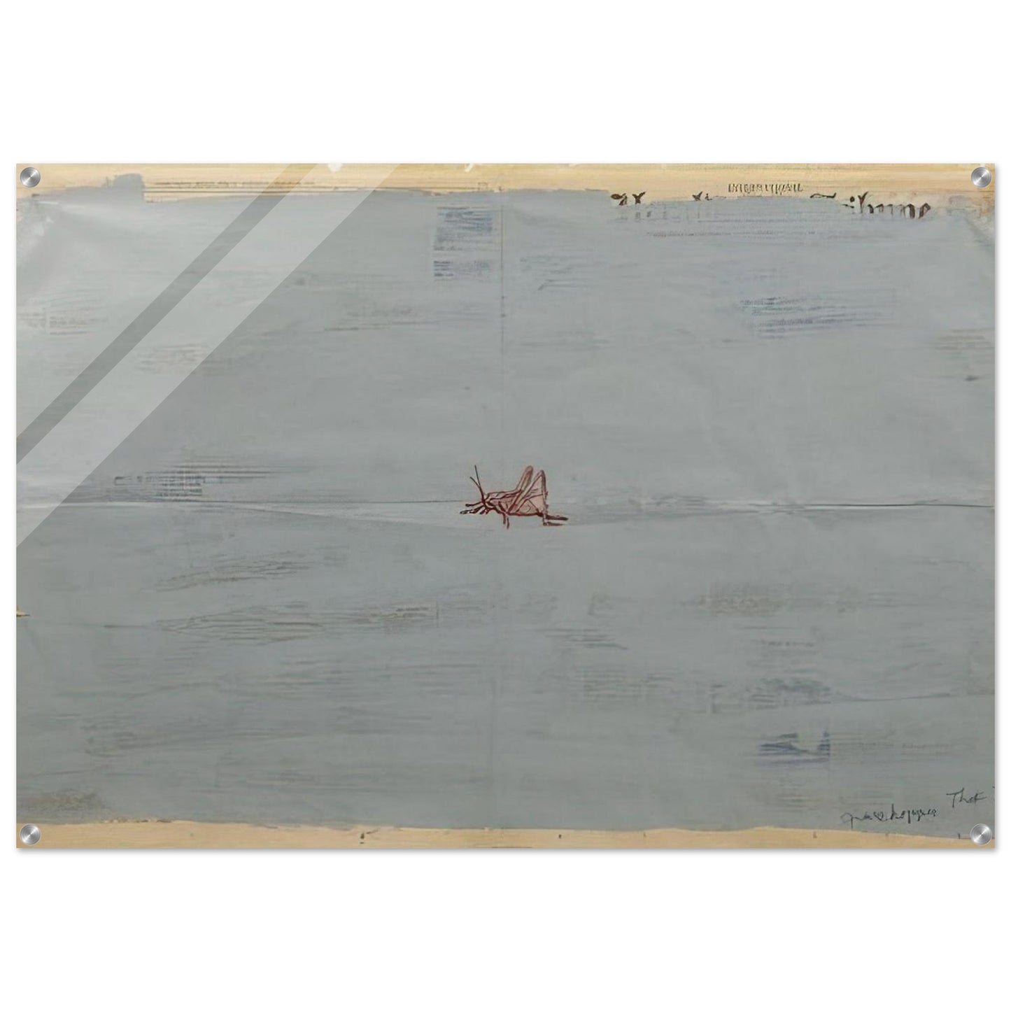 Grasshopper - 1975 - Paul Thek Acrylic Print - 70x100 cm / 28x40″ inches