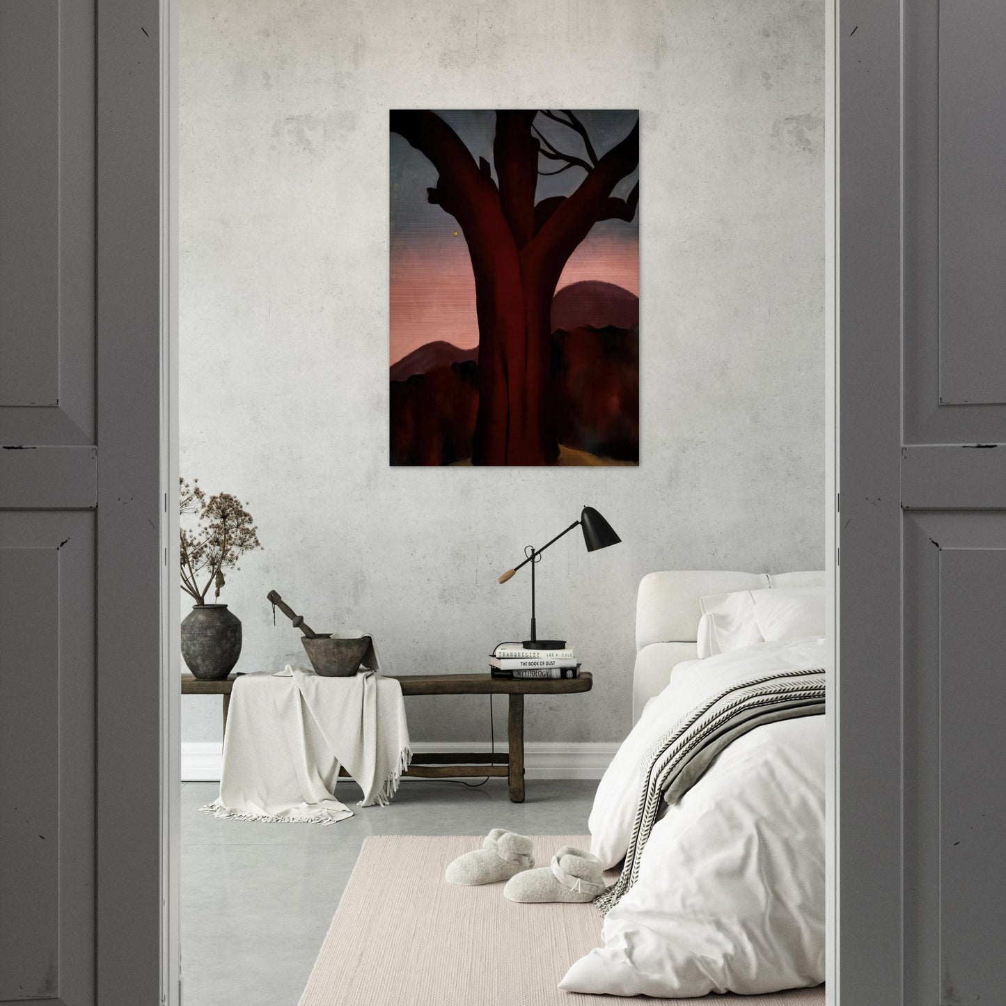 Autumn Trees - Chestnut Tree - Georgia O'Keeffe Brushed Aluminum Print - 70x100 cm / 28x40 inches | Georgia O'Keeffe Aluminum Print | Georgia O'Keeffe Prints