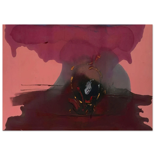 Helen Frankenthaler - Harbinger - 1986 Wall art - 13x18 cm / 5x7 inches - Fine Art Poster-canvas - -