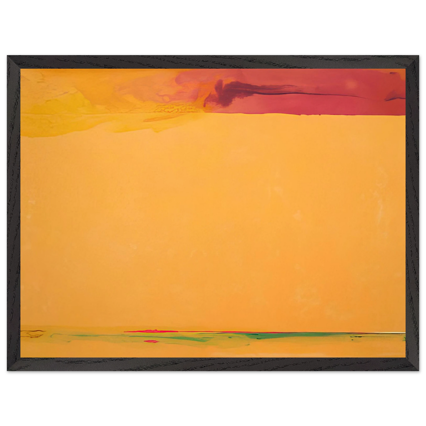 Helen Frankenthaler - Southern Exposure - 2005 Wall art - 13x18 cm / 5x7 inches - Premium Wooden Framed Poster With Fine Art Paper-canvas - Wood frame