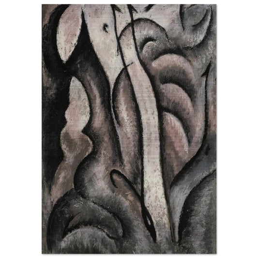 Sentimental Music - 1913 - Arthur Dove Brushed Aluminum Print - 70x100 cm / 28x40 inches | Arthur Dove Aluminum Print | Arthur Dove Prints