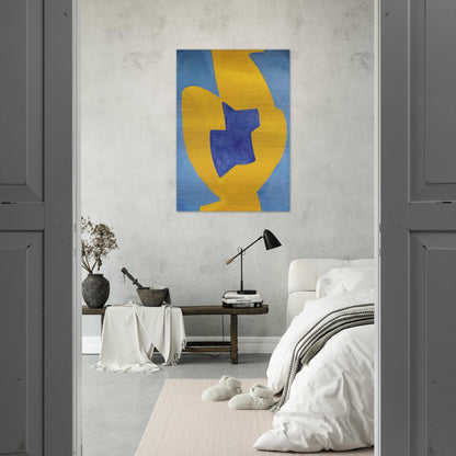 Composition abstraite - 1968 - Serge Poliakoff Brushed Aluminum Print - 70x100 cm / 28x40 inches | Serge Poliakoff Aluminum Print | Serge Poliakoff Prints