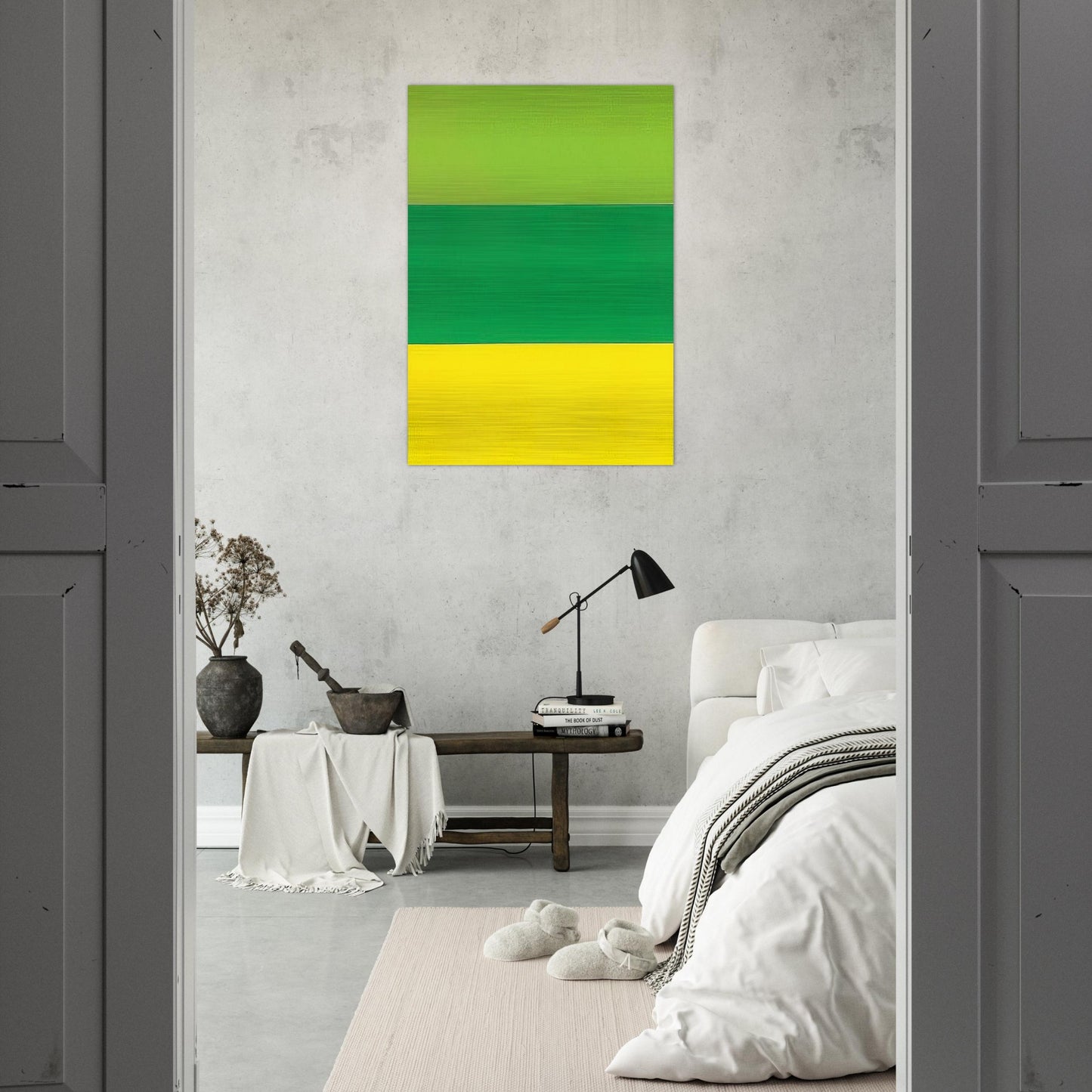 Train Landscape - Ellsworth Kelly Brushed Aluminum Print - 70x100 cm / 28x40 inches | Ellsworth Kelly Aluminum Print | Ellsworth Kelly Prints