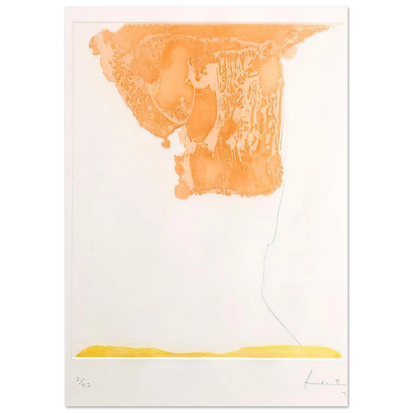 Helen Frankenthaler - Pranzo Italiano - 1973 Wall art - 30x45 cm / 12x18 inches - Fine Art Poster-canvas - -