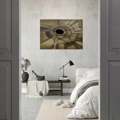 UNTITLED 1959 - Lee Bontecou Brushed Aluminum Print - 70x100 cm / 28x40 inches | Lee Bontecou Aluminum Print | Lee Bontecou Prints