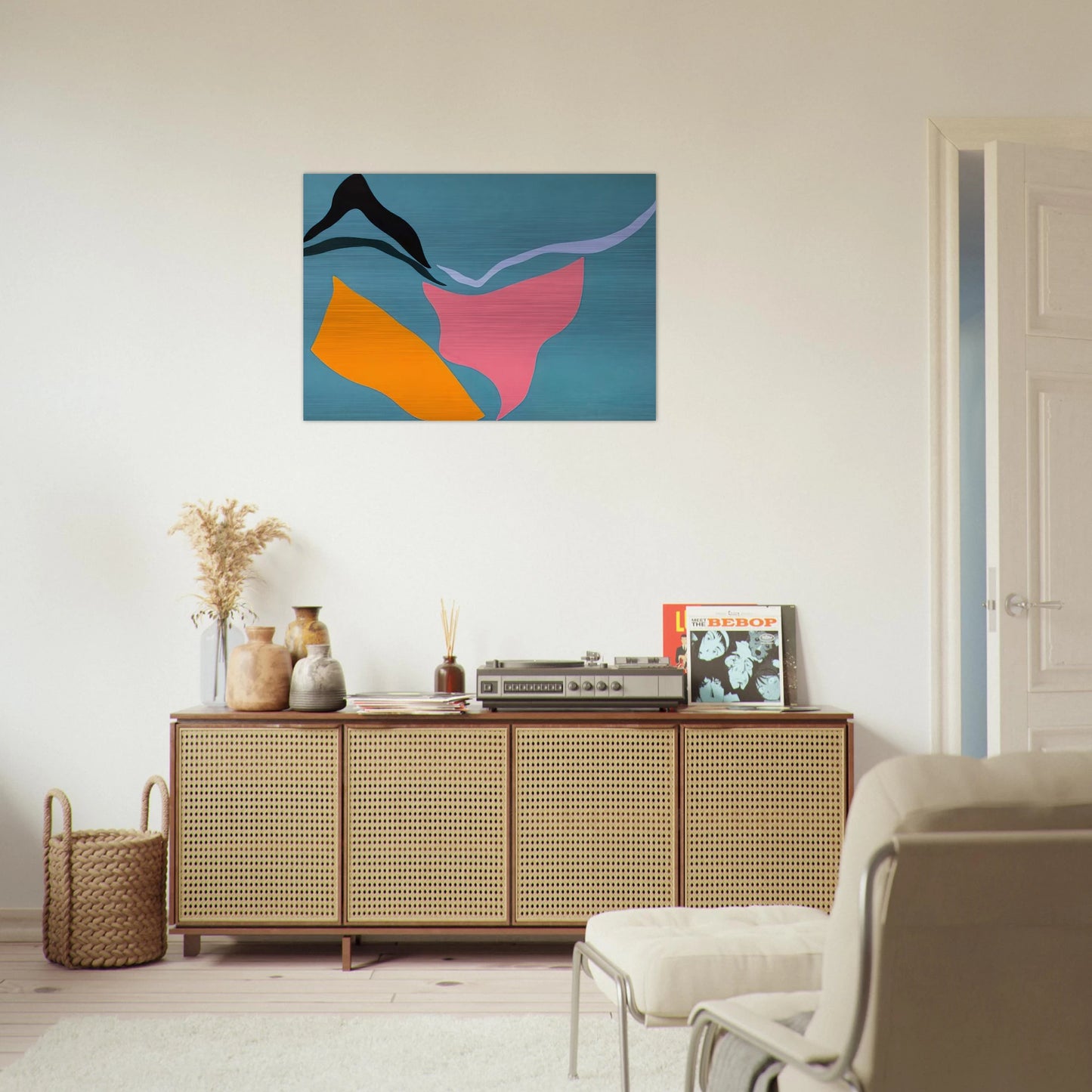 Untitled - 1971 - Ray Parker Brushed Aluminum Print - 70x100 cm / 28x40 inches | Ray Parker Aluminum Print | Ray Parker Prints