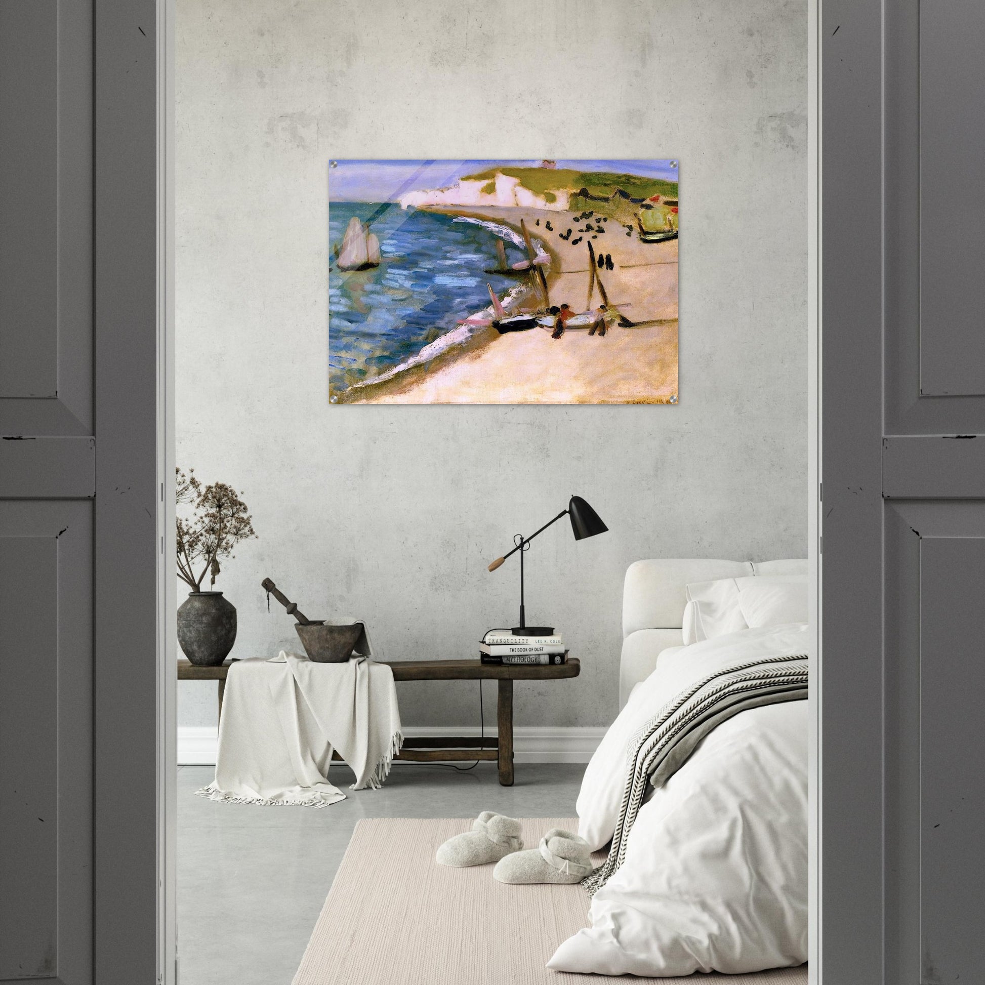 AHT AMONT CLIFFS AT ETRETAT 1921 - Henri Matisse Acrylic Print - 70x100 cm / 28x40″ inches