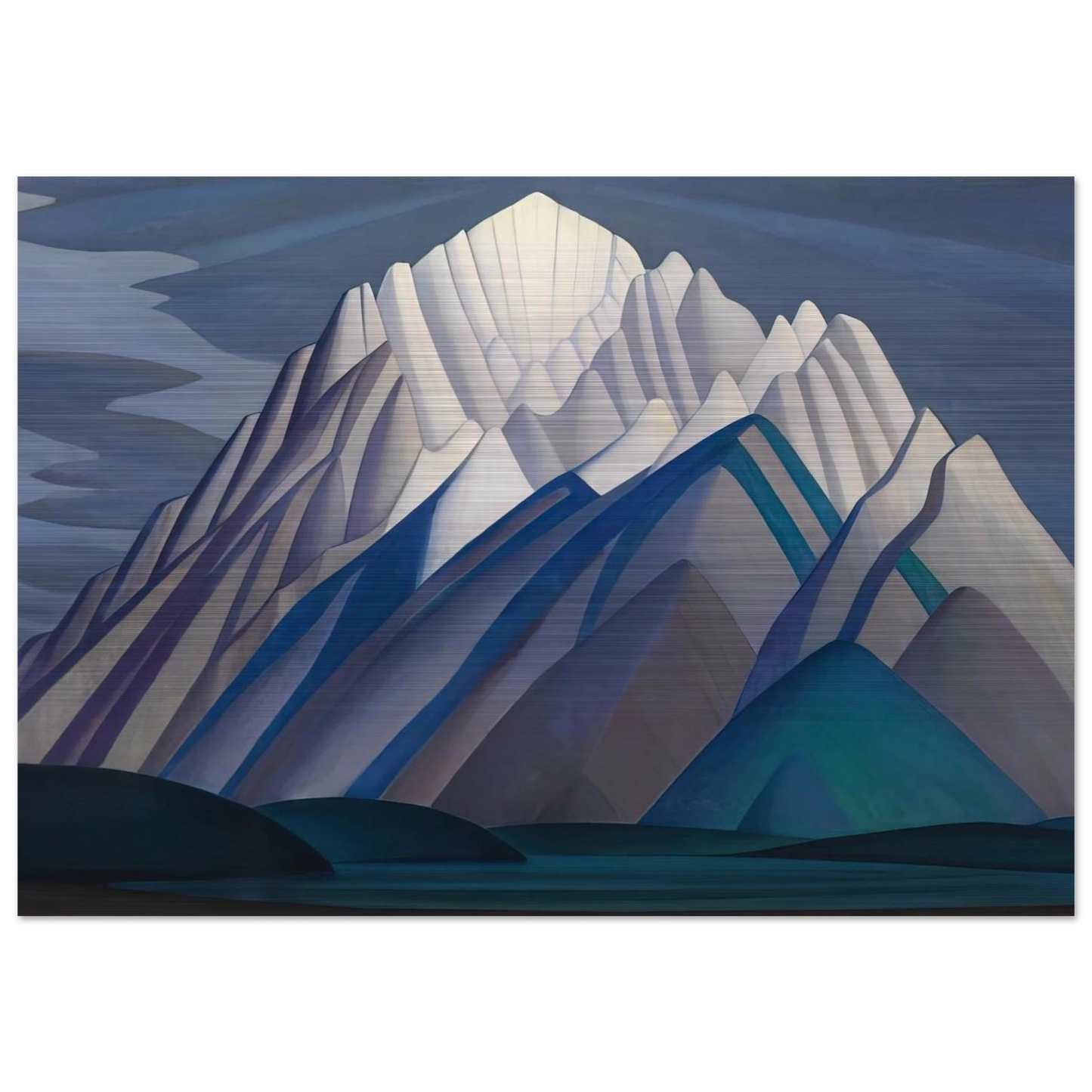 Mountain Forms - 1926 - Lawren Harris Brushed Aluminum Print - 70x100 cm / 28x40 inches | Lawren Harris Aluminum Print | Lawren Harris Prints