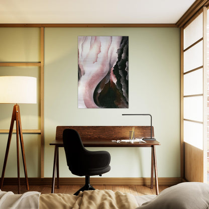 Dark Iris ?2 - Georgia O'Keeffe Brushed Aluminum Print - 70x100 cm / 28x40 inches | Georgia O'Keeffe Aluminum Print | Georgia O'Keeffe Prints