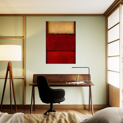 Red - 1964 - Mark Rothko Brushed Aluminum Print - 70x100 cm / 28x40 inches | Mark Rothko Aluminum Print | Mark Rothko Prints