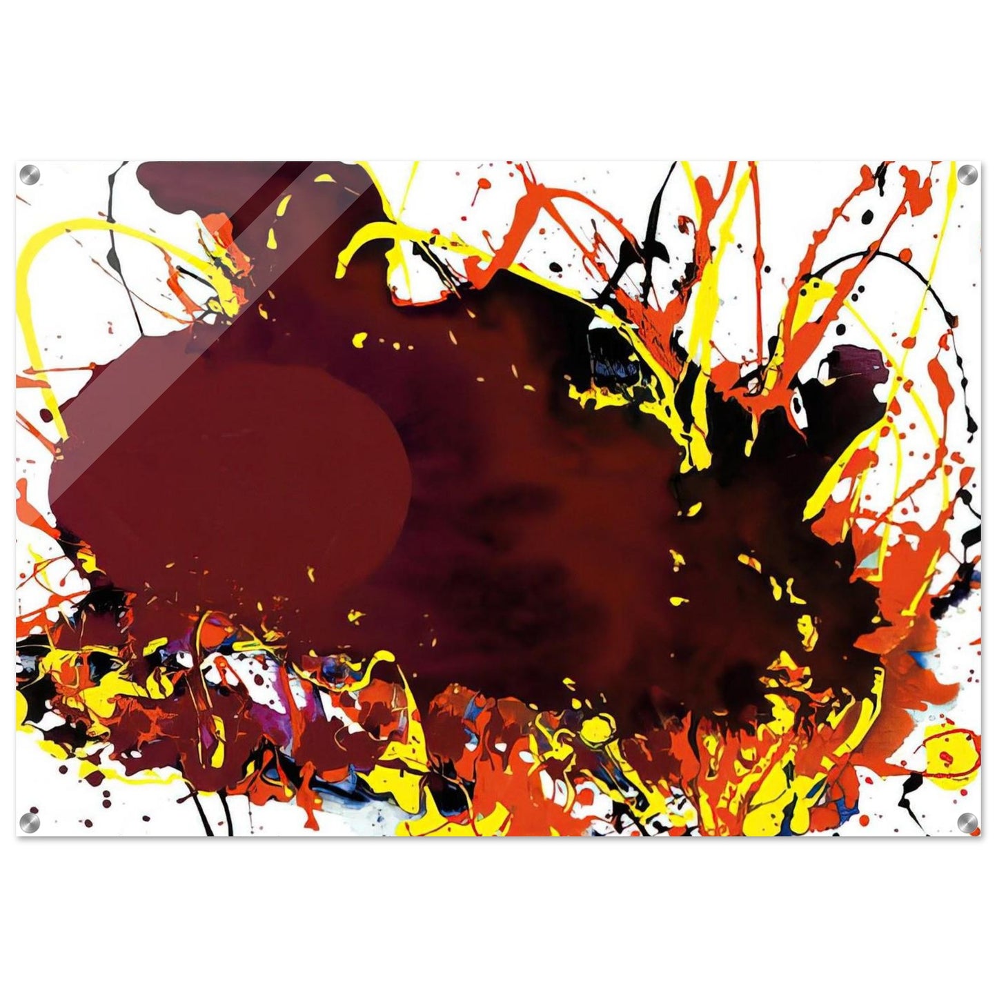 Untitled  SFP94-139  SFF 1809  - Sam Francis Acrylic Print - 70x100 cm / 28x40″ inches | Sam Francis Wall Art | Sam Francis Prints