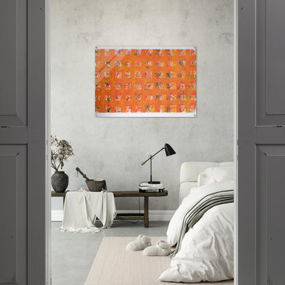 Pioggia d'Oro  Golden Rain  - Sam Francis Acrylic Print - 70x100 cm / 28x40″ inches