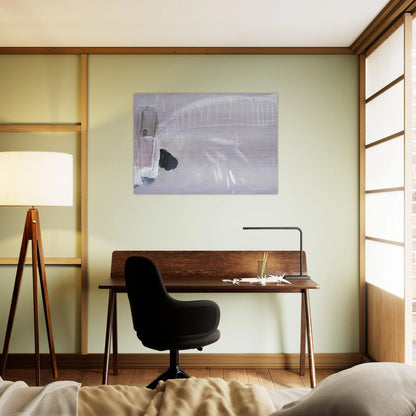 Lavender Bay in the Rain - Neo-Expressionism - Brett Whiteley Brushed Aluminum Print - 70x100 cm / 28x40 inches | Brett Whiteley Aluminum Print | Brett Whiteley Prints