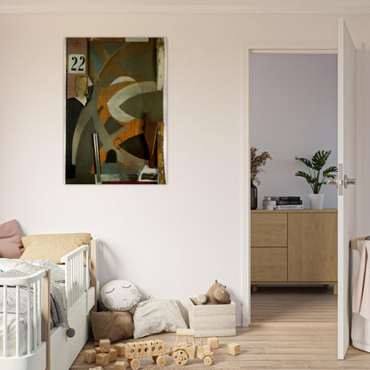 THE SPRING DOOR 1938 - Kurt Schwitters Brushed Aluminum Print - 70x100 cm / 28x40 inches | Kurt Schwitters Aluminum Print | Kurt Schwitters Prints