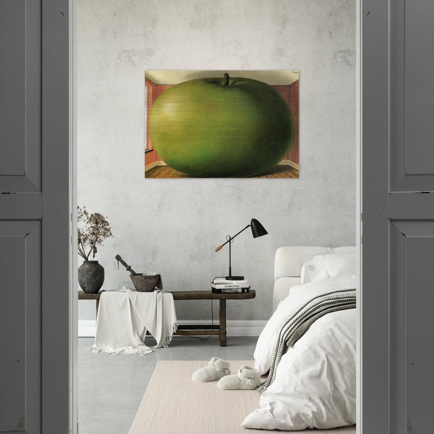 THE LISTENING ROOM 1952 - Rene Magritte Brushed Aluminum Print - 70x100 cm / 28x40 inches | Rene Magritte Aluminum Print | Rene Magritte Prints