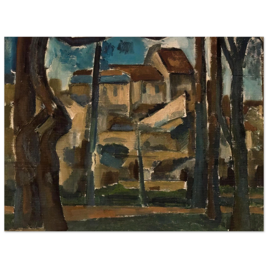 Andre Derain - LANDSCAPE OF CARRI RES 1909  75x100 cm / 30x40inches Fine Art Poster