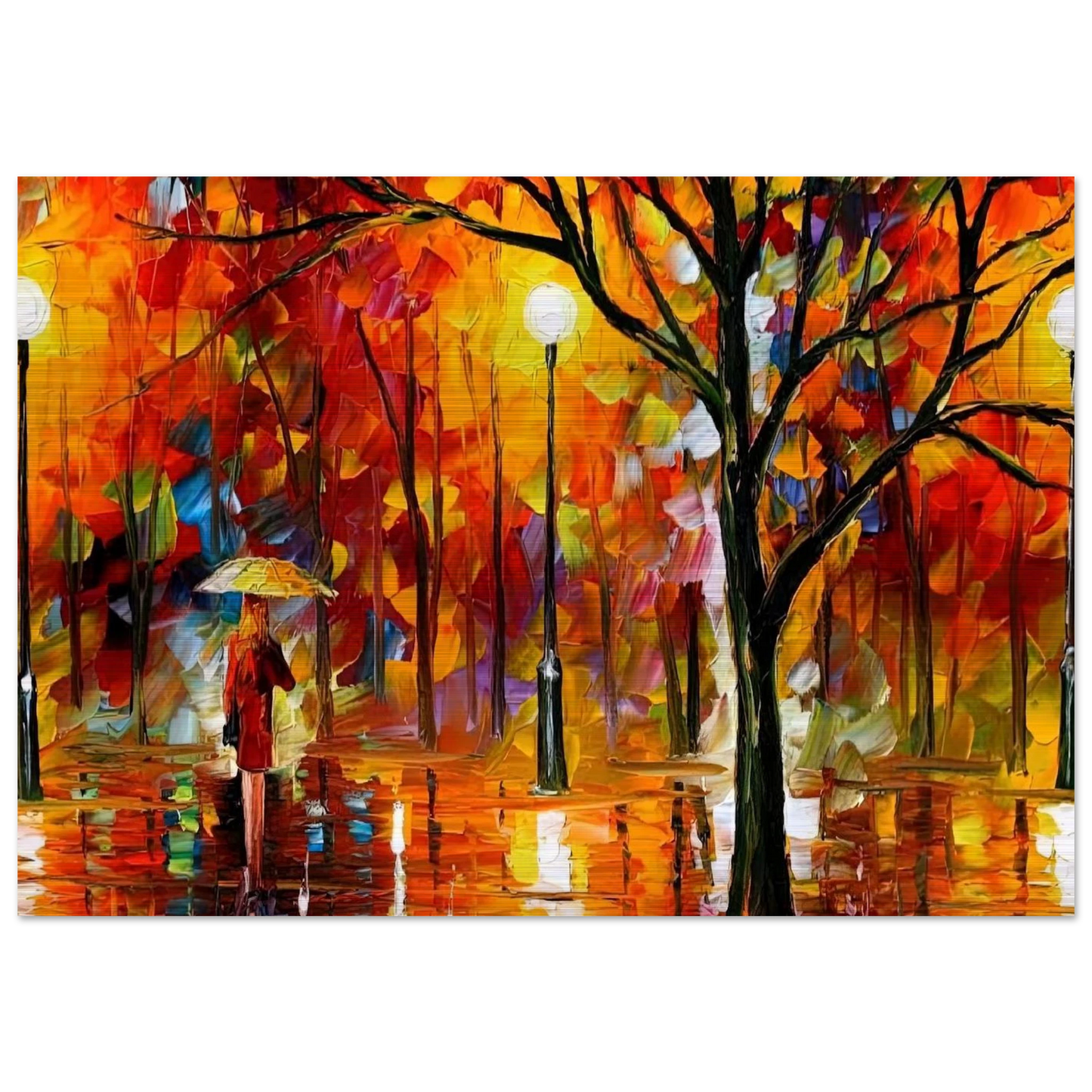 Leonid Afremov - Leonid Afremov Brushed Aluminum Print - 70x100 cm / 28x40 inches | Leonid Afremov Aluminum Print | Leonid Afremov Prints