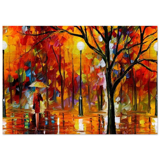 Leonid Afremov - Leonid Afremov Brushed Aluminum Print - 70x100 cm / 28x40 inches | Leonid Afremov Aluminum Print | Leonid Afremov Prints