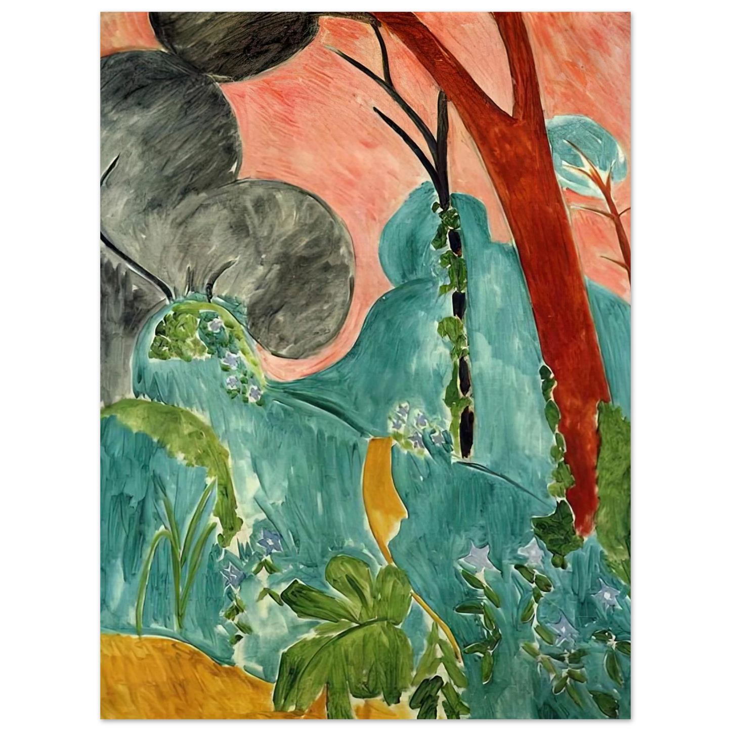 Henri Matisse - MORACCAN GARDEN 1912  75x100 cm / 30x40inches Fine Art Poster