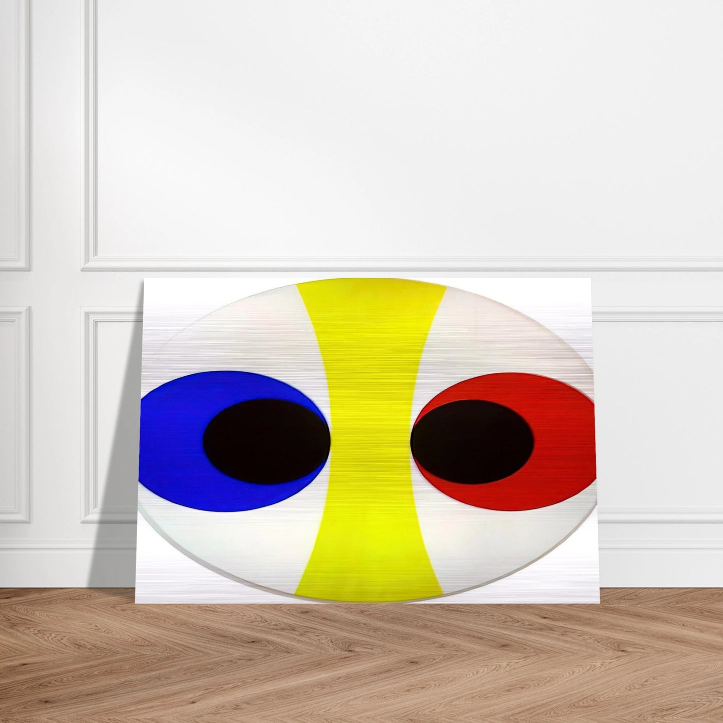 Omicron VII - 1961 - Alexander Liberman Brushed Aluminum Print - 70x100 cm / 28x40 inches | Alexander Liberman Aluminum Print | Alexander Liberman Prints