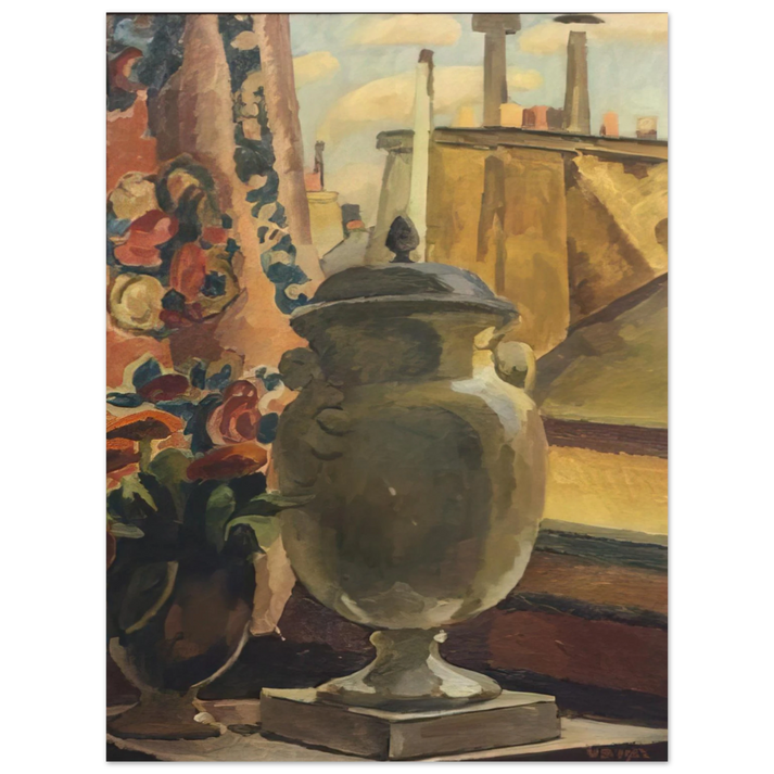 Vanessa Bell - STILL LIFE AT A WINDOW 1922  75x100 cm / 30x40inches Fine Art Poster