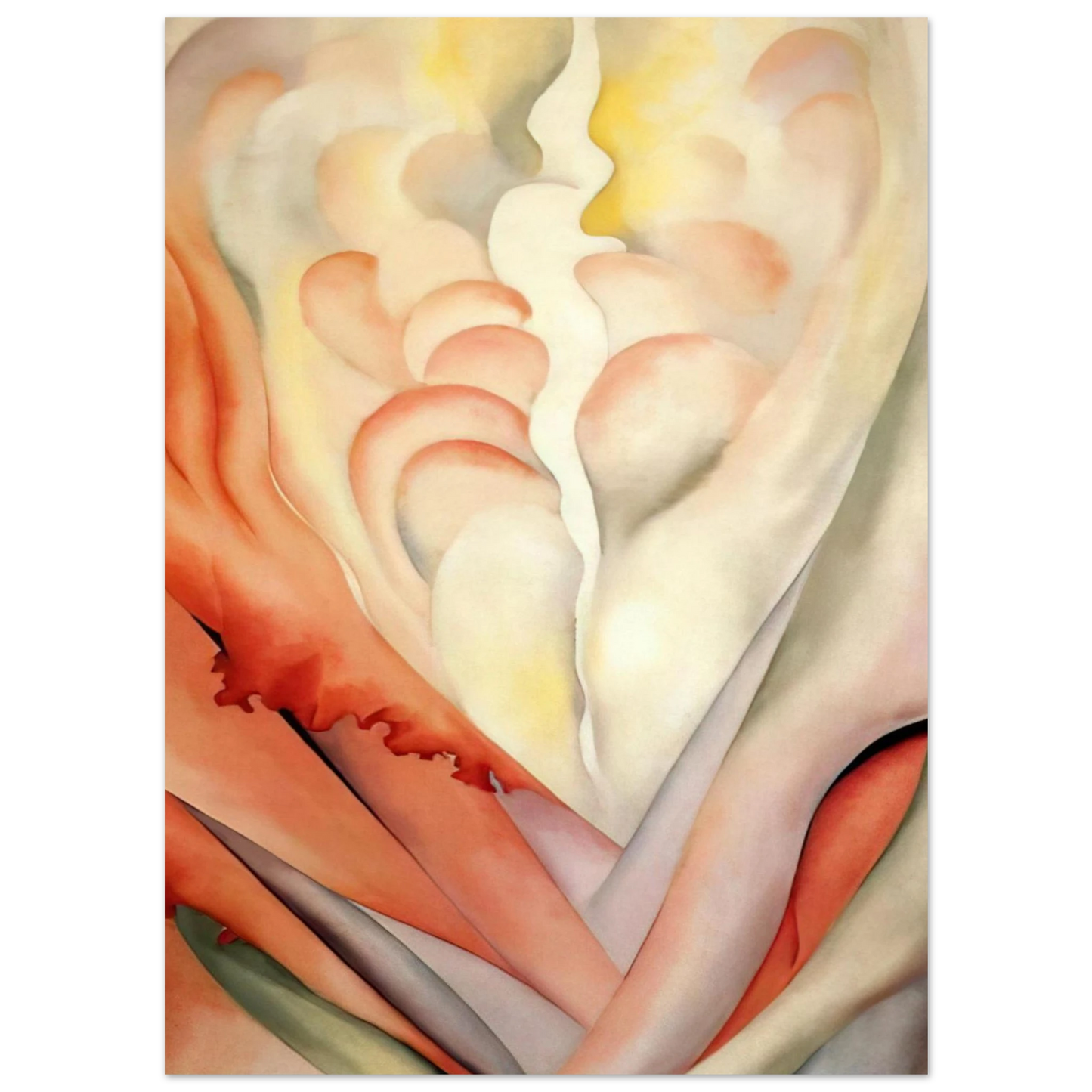 Georgia O'Keeffe - Flower Abstraction Fine Art Poster