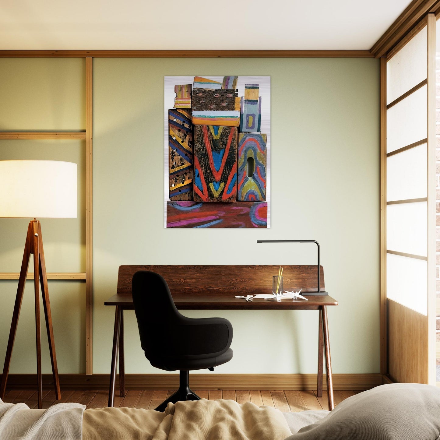 Totem Materia-R - 1980 - Betty Parsons Brushed Aluminum Print - 70x100 cm / 28x40 inches | Betty Parsons Aluminum Print | Betty Parsons Prints