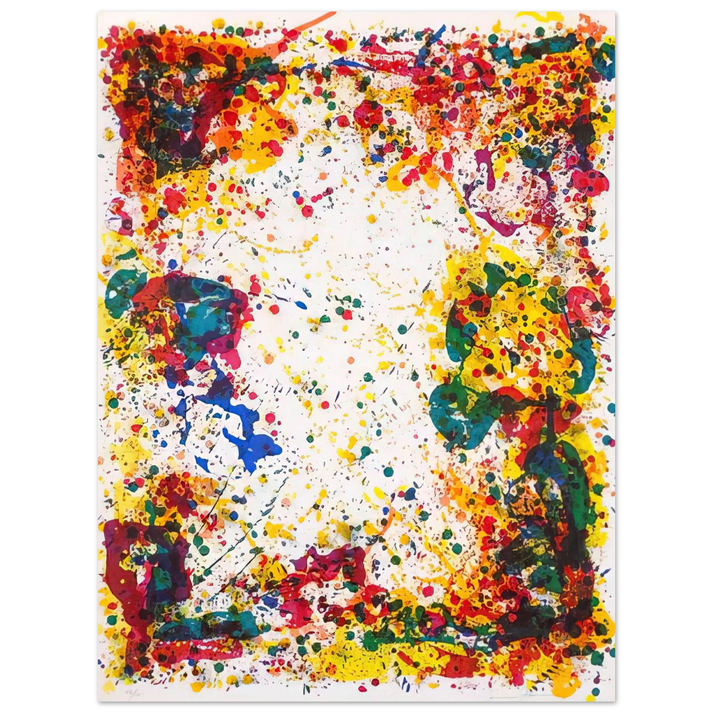 Sam Francis - Freshet  75x100 cm / 30x40inches Fine Art Poster