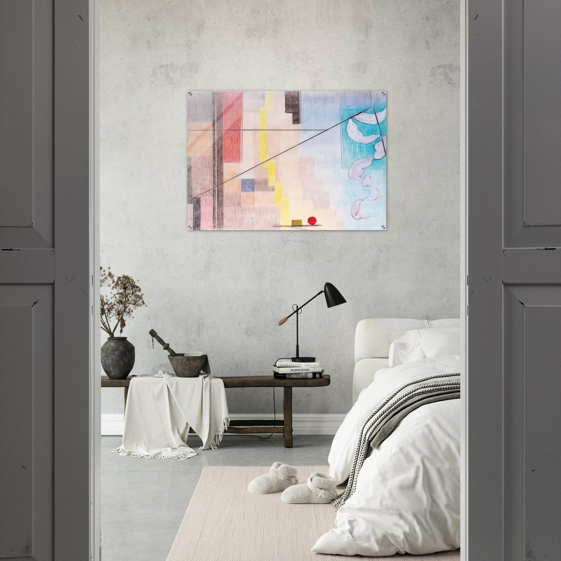 Die Kontraste - Abstract Art - Johannes Itten Acrylic Print - 70x100 cm / 28x40″ inches
