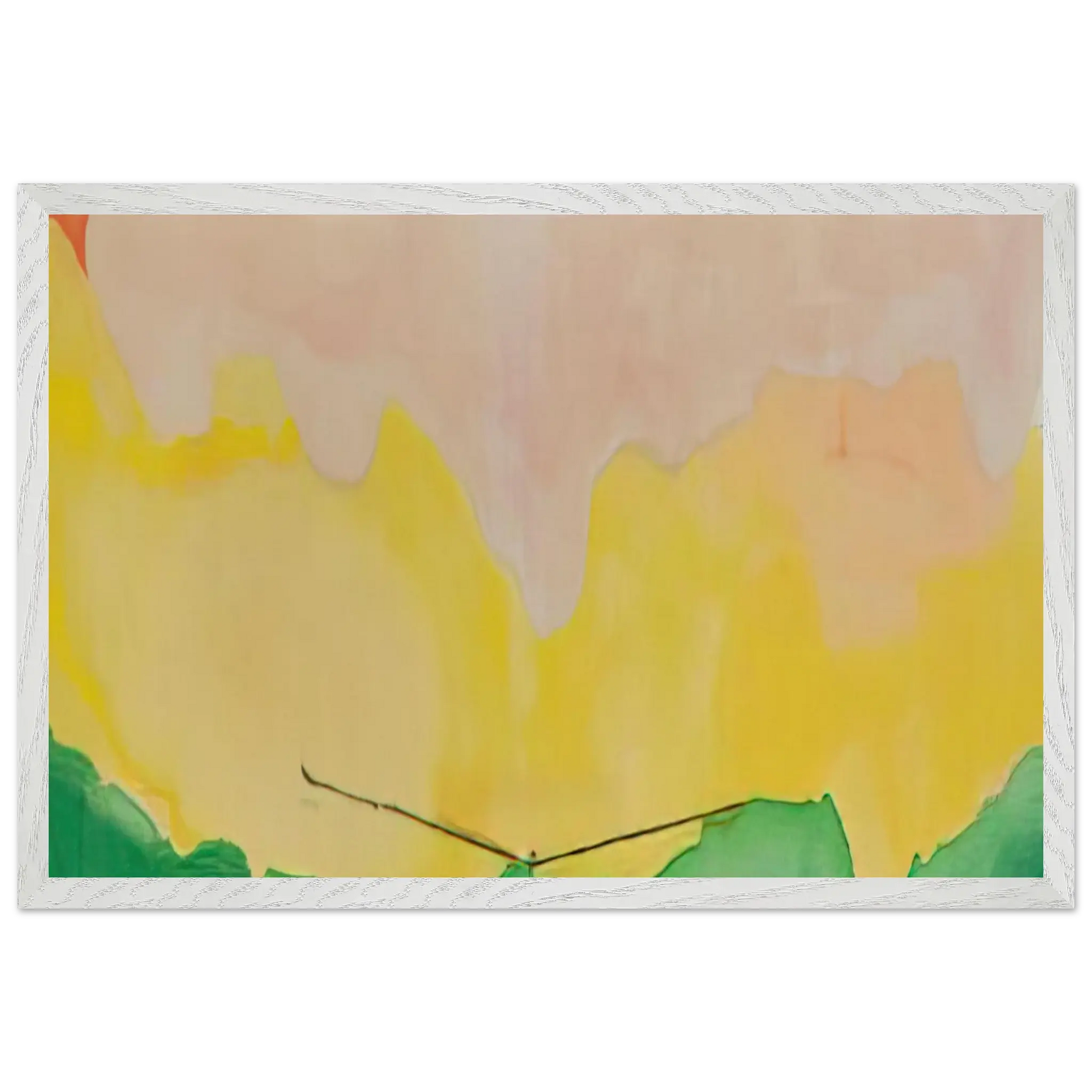 Helen Frankenthaler - Boulevard - 1973 Wall art - 60x80 cm / 24x32 Inches - Premium Wooden Framed Poster With Fine Art Paper - Wood frame