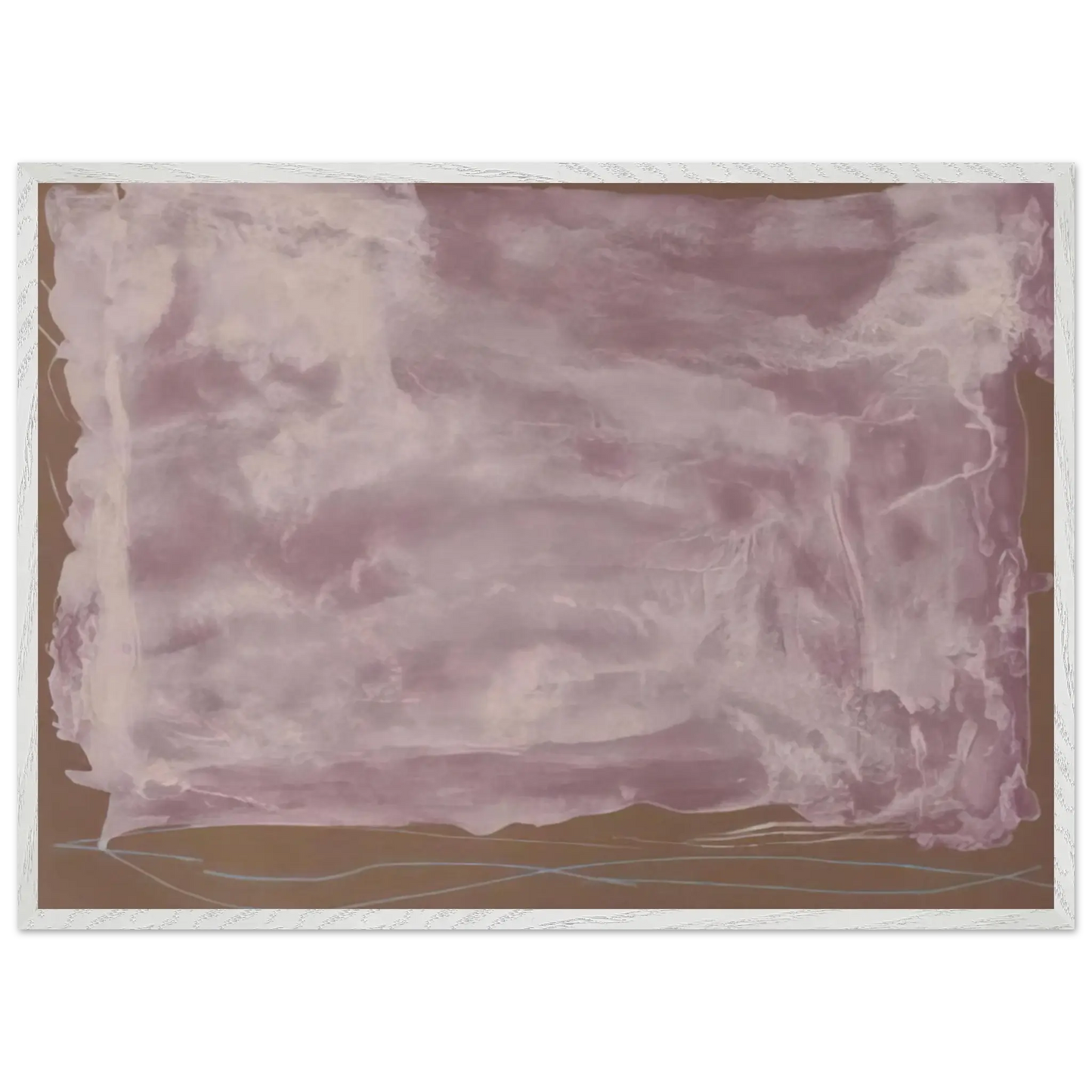 Helen Frankenthaler - Soho Dreams - 1987 Wall art - 70x100 cm / 28x40 Inches - Premium Wooden Framed Poster With Fine Art Paper - Black frame
