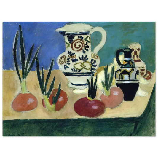 Henri Matisse - THE RED ONIONS 1906  75x100 cm / 30x40inches Fine Art Poster