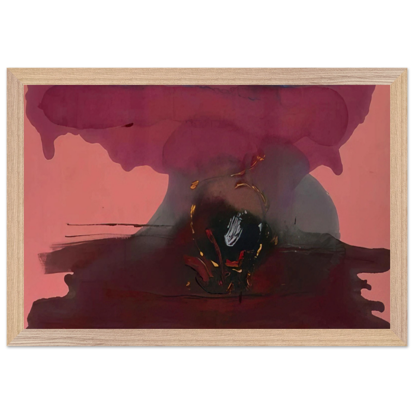Helen Frankenthaler - Harbinger - 1986 Wall art - 45x60 cm / 18x24 inches - Fine Art Poster-canvas - -