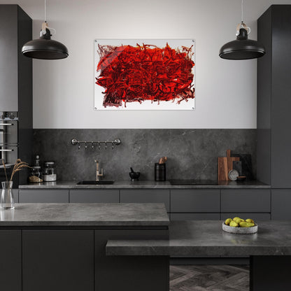 Leaves III - Jean-Paul Riopelle Acrylic Print - 70x100 cm / 28x40″ inches