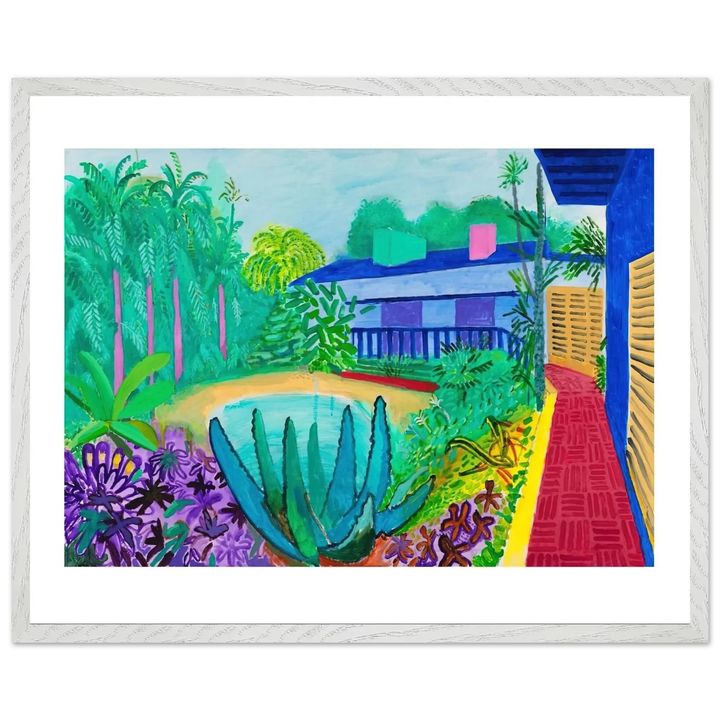 David Hockney - David Hockney Wall art - A2 (42 x 59.4  cm) - Fine Art Poster - -