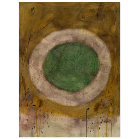 Gene Davis - Green Glow - 1958  75x100 cm / 30x40inches Fine Art Poster