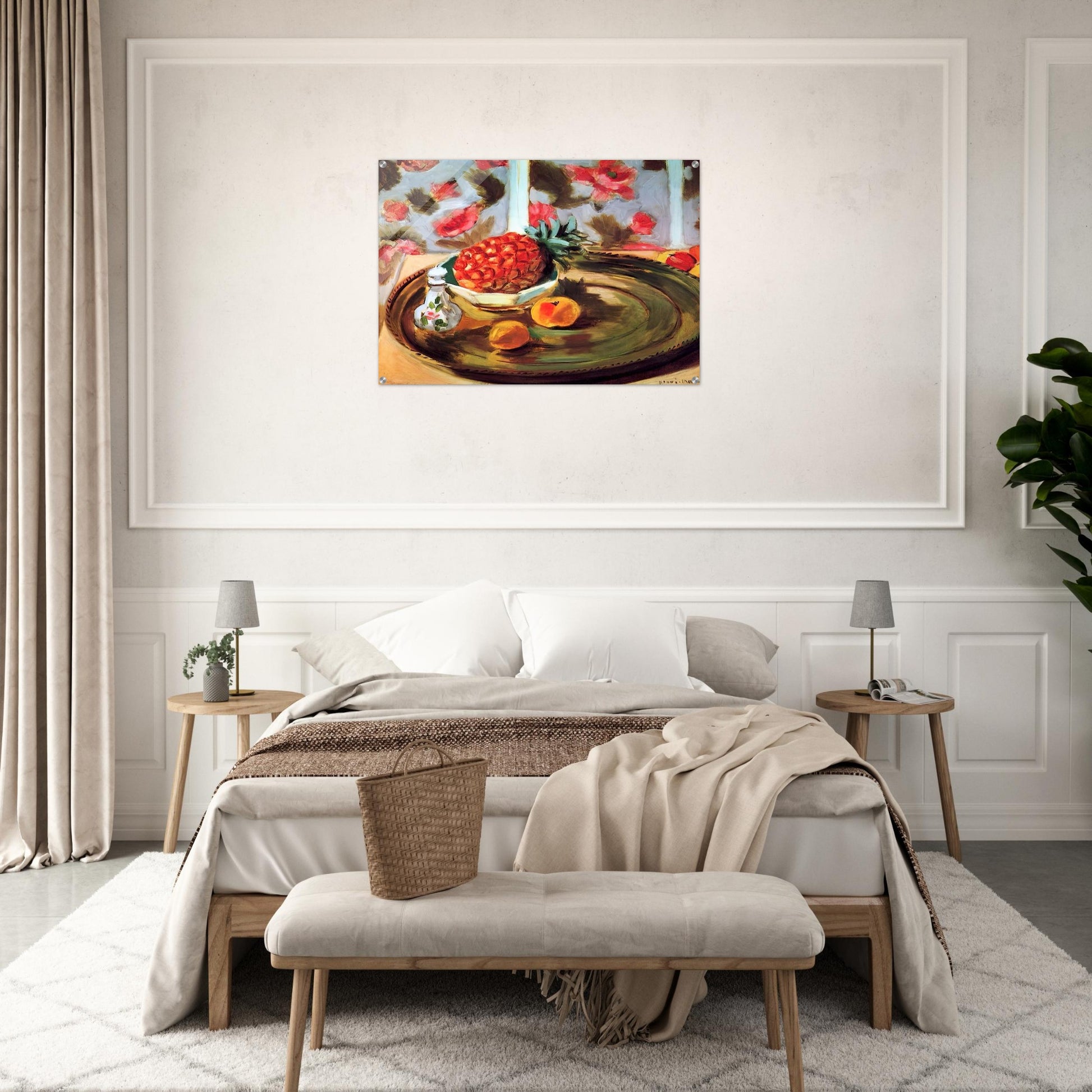 STILL LIFE WITH PINEAPPLE 1924 - Henri Matisse Acrylic Print - 70x100 cm / 28x40″ inches