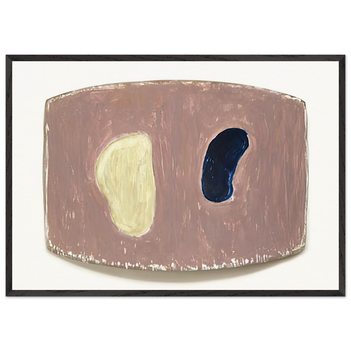 Thersites Chastened - 2012 - Ron Gorchov 70x100 cm / 28x40 inches Framed Art Print – Black Wooden Frame