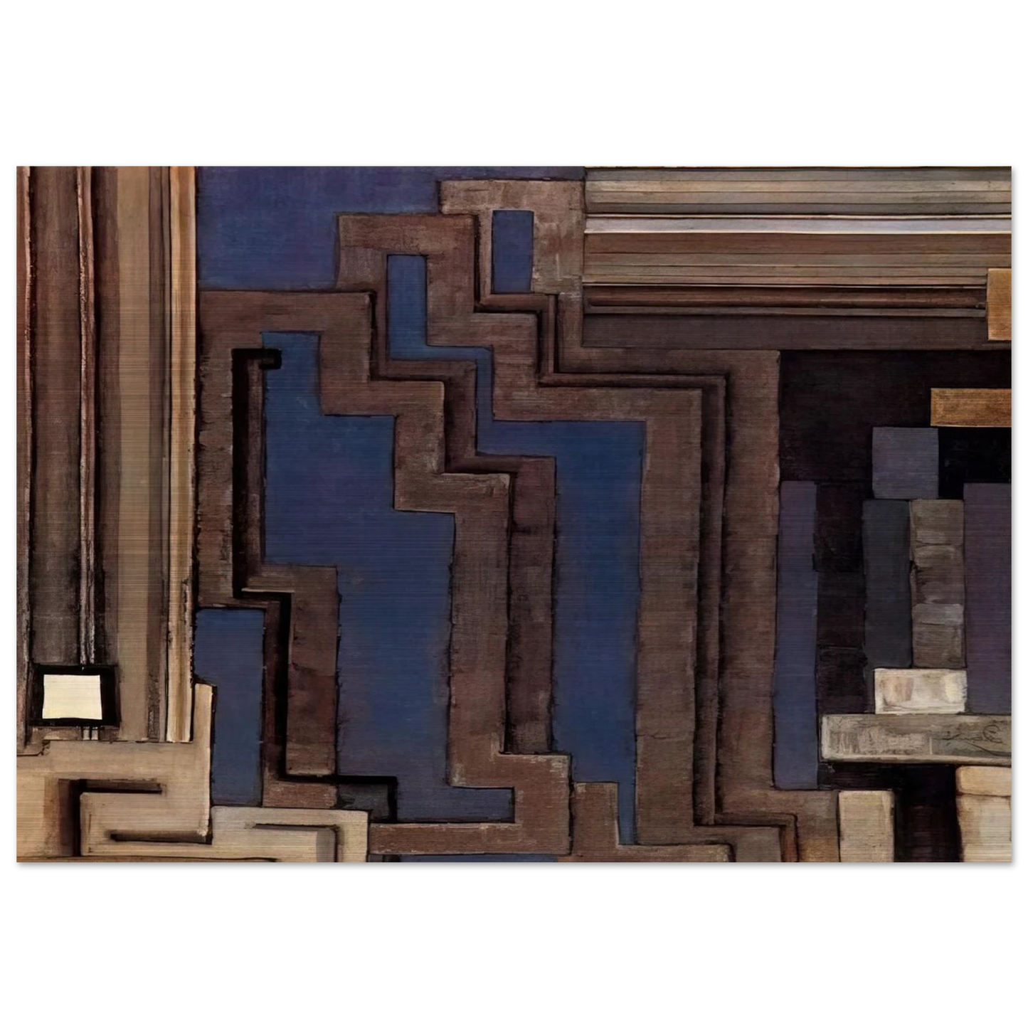 Two grays I - Frantisek Kupka Brushed Aluminum Print - 70x100 cm / 28x40 inches | Frantisek Kupka Aluminum Print | Frantisek Kupka Prints