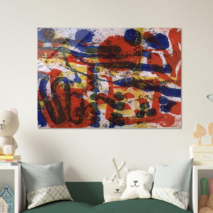 Untitled From The Brushwork Series - 1999 - Patrick Heron Acrylic Print - 70x100 cm / 28x40″ inches | Patrick Heron Wall Art | Patrick Heron Prints